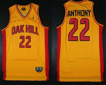 Carmelo Anthony New York Knicks gold jersey