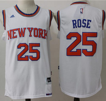 Derrick Rose New York Knicks white jersey