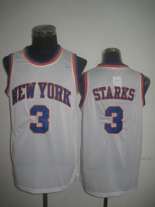 John Starks New York Knicks white Throwback jersey