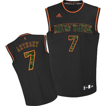 Carmelo Anthony New York Knicks black Fashion jersey