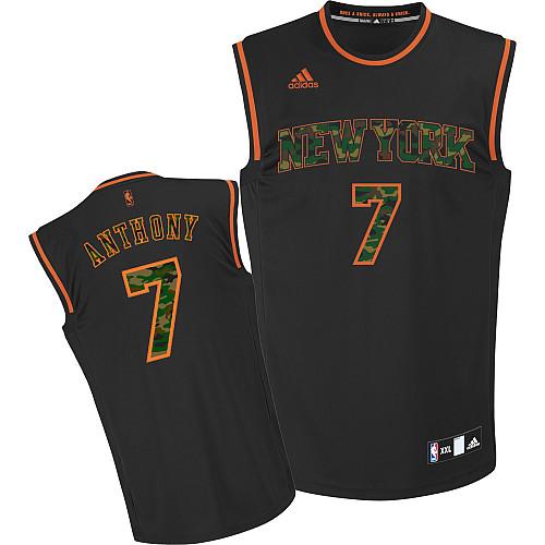 Carmelo Anthony New York Knicks black Fashion jersey