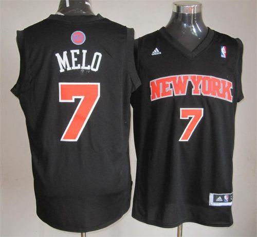 Carmelo Anthony New York Knicks black Fashion jersey