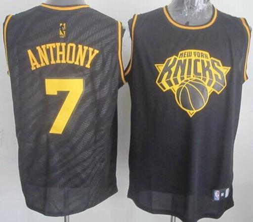 Carmelo Anthony New York Knicks black Fashion jersey