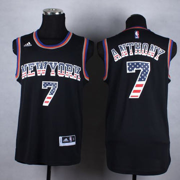 Carmelo Anthony New York Knicks black Fashion jersey