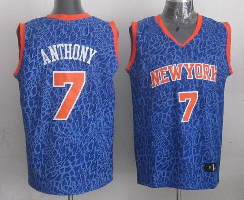 Carmelo Anthony New York Knicks blue jersey