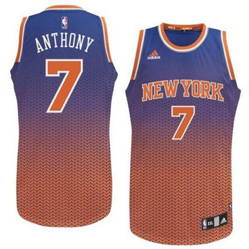 Carmelo Anthony New York Knicks blue Fashion jersey