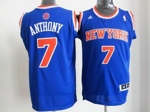 Carmelo Anthony New York Knicks blue Road jersey