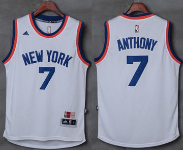Carmelo Anthony New New York Knicks white jersey