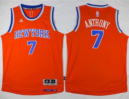 Carmelo Anthony New York Knicks orange jersey