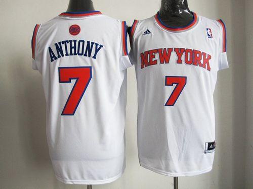 Carmelo Anthony New York Knicks white Home jersey