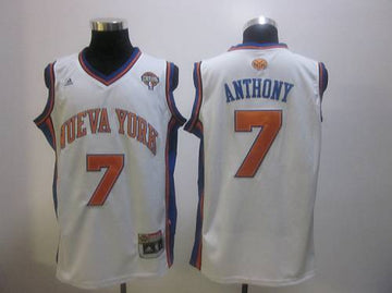 Carmelo Anthony New York Knicks white jersey