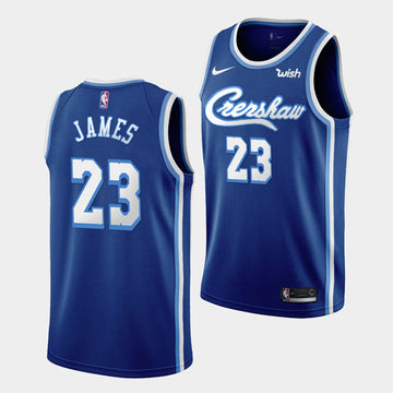LA Lakers Concept Crenshaw Los Angeles Lakers blue jersey