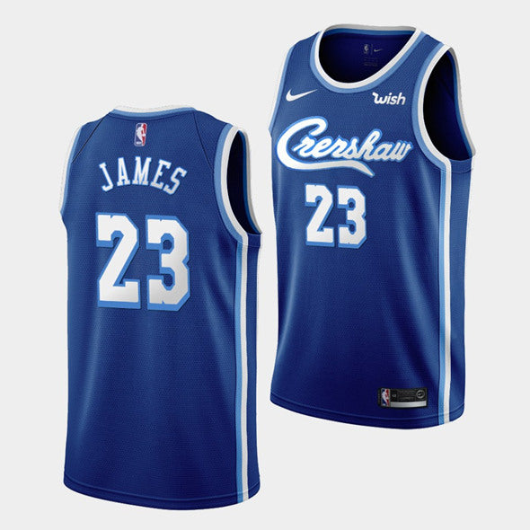 LA Lakers Concept Crenshaw Los Angeles Lakers blue jersey