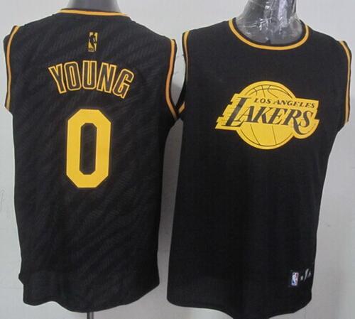 Nick Young Los Angeles Lakers black Fashion jersey