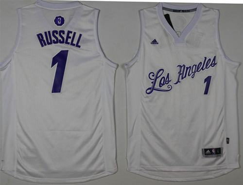 D'Angelo Russell Los Angeles Lakers white jersey