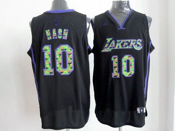 Steve Nash Los Angeles Lakers black Fashion jersey