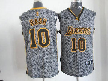 Steve Nash Los Angeles Lakers grey Fashion Static jersey