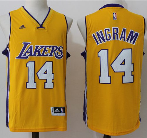 Brandon Ingram Los Angeles Lakers gold jersey