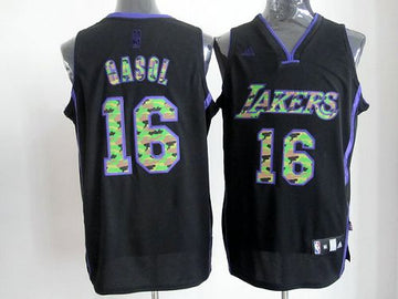Pau Gasol Los Angeles Lakers black Fashion jersey