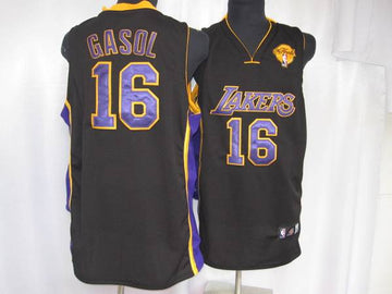 Pau Gasol Los Angeles Lakers black jersey