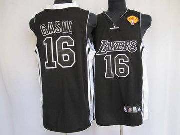 Pau Gasol Los Angeles Lakers black Shadow jersey