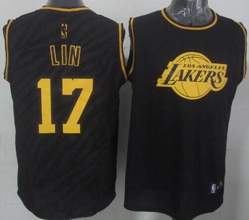 Jeremy Lin Los Angeles Lakers black Fashion jersey