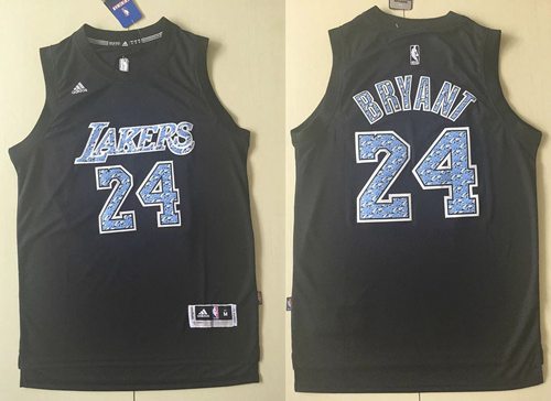 Kobe Bryant Los Angeles Lakers black Fashion jersey