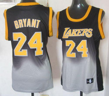Kobe Bryant Los Angeles Lakers black-grey Fashion jersey