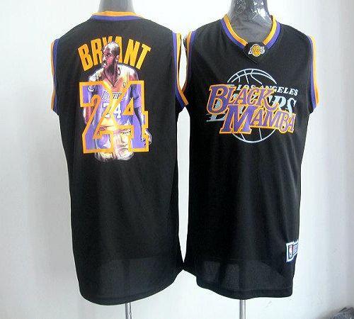 Kobe Bryant Los Angeles Lakers black jersey