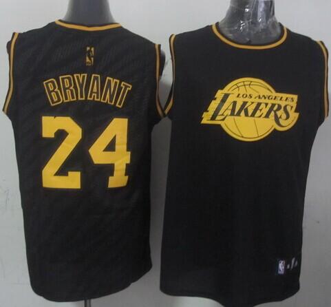 Kobe Bryant Los Angeles Lakers black Fashion jersey