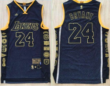 Kobe Bryant Los Angeles Lakers black jersey