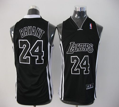 Kobe Bryant Los Angeles Lakers black Shadow jersey