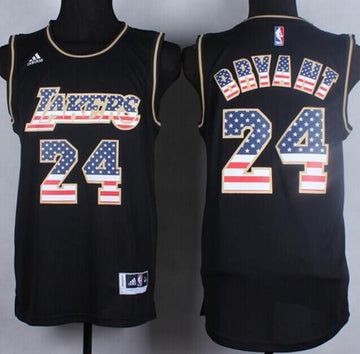 Kobe Bryant Los Angeles Lakers black Fashion jersey