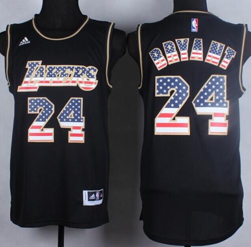 Kobe Bryant Los Angeles Lakers black Fashion jersey