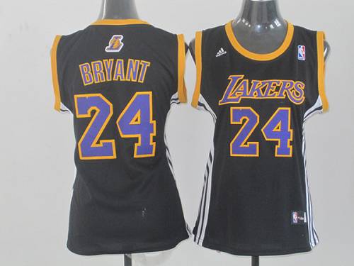 Kobe Bryant Los Angeles Lakers black Fashion jersey