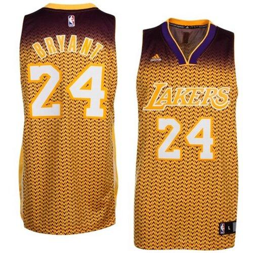 Kobe Bryant Los Angeles Lakers gold Fashion jersey