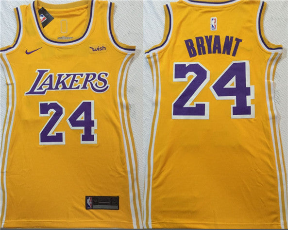 Kobe Bryant Los Angeles Lakers gold jersey