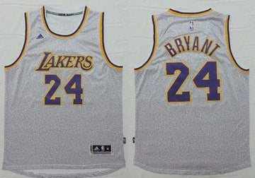 Kobe Bryant Los Angeles Lakers grey Fashion jersey