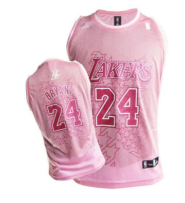 Kobe Bryant Los Angeles Lakers pink Fashion jersey