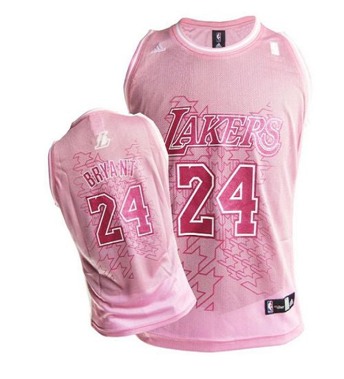 Kobe Bryant Los Angeles Lakers pink Fashion jersey