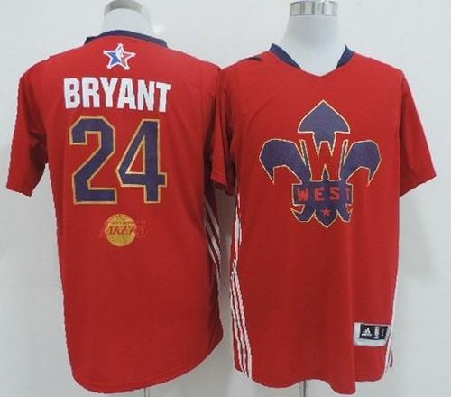 Kobe Bryant Los Angeles Lakers red jersey