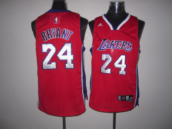 Kobe Bryant Los Angeles Lakers red jersey
