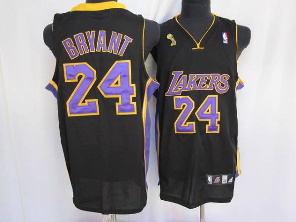 Kobe Bryant Los Angeles Lakers black jersey