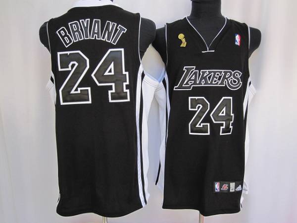 Kobe Bryant Los Angeles Lakers black Shadow jersey