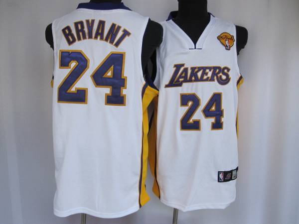 Kobe Bryant Los Angeles Lakers white jersey