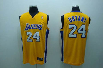 Kobe Bryant Los Angeles Lakers yellow jersey
