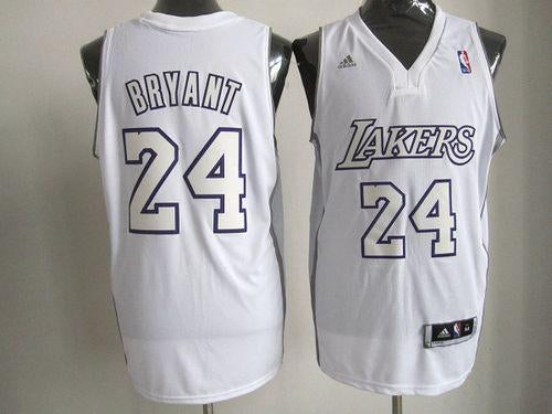 Kobe Bryant Los Angeles Lakers white Fashion jersey