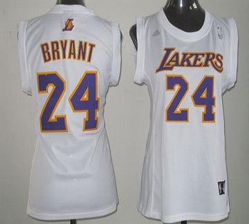 Kobe Bryant Los Angeles Lakers white Fashion jersey