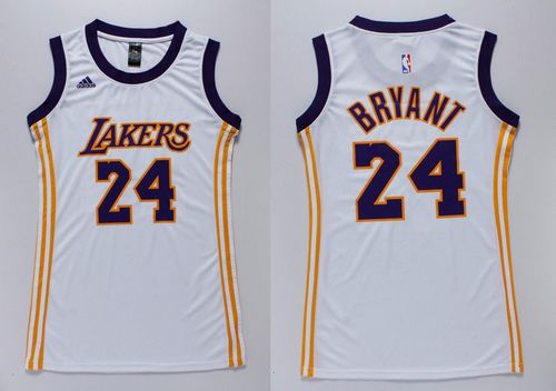 Kobe Bryant Los Angeles Lakers white jersey