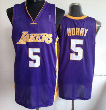 Robert Horry Los Angeles Lakers purple Throwback jersey